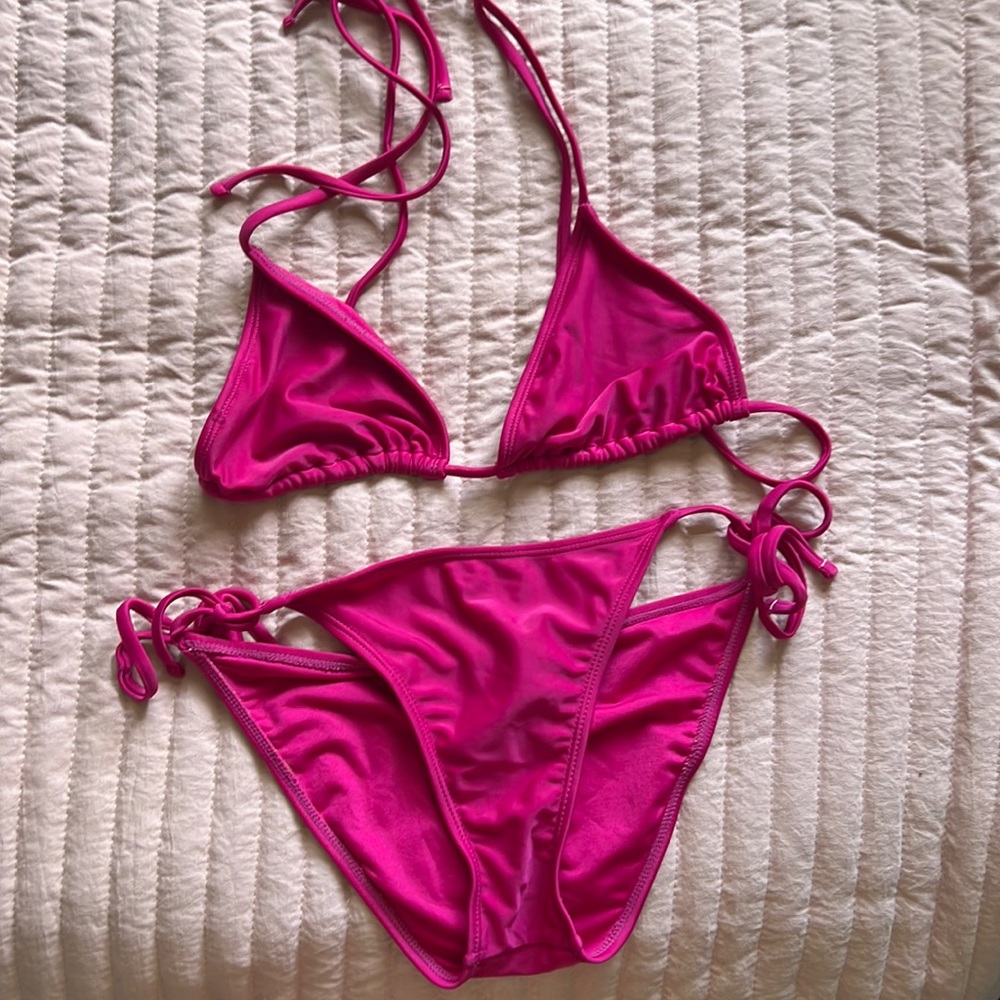 forever 21 hot pink/purple ish bikini